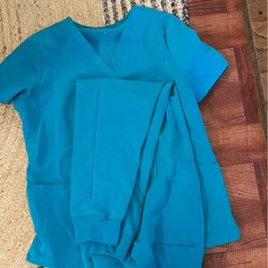 Greenish blue Mandala jogger set